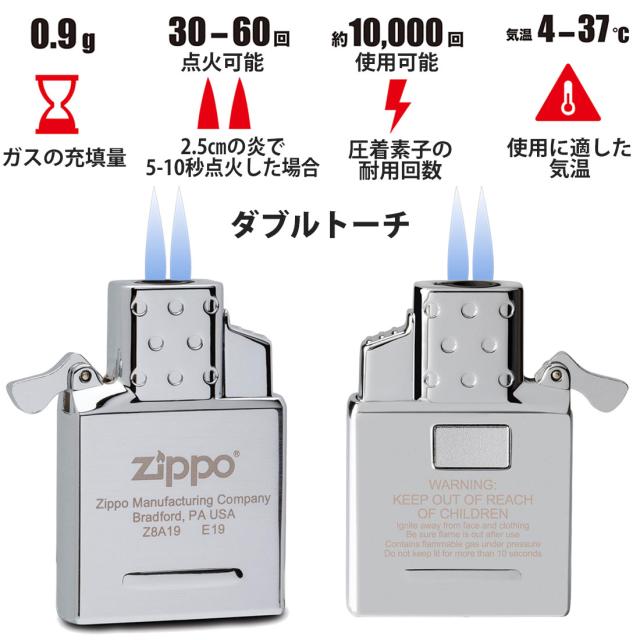 ZIPPO/ジッポー 純正 ガスライターインサイドユニット ダブルトーチ画像3
