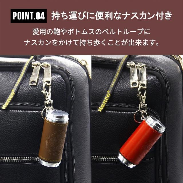 携帯灰皿 オロビアンコ Orobianco オロビアンコ 30周年記念 限定モデル 国産本牛革 正規品 記念リボン付き 全2色 ORA-030画像7