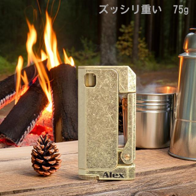 オイルライター アレックス5 ブラスバレル 真鍮 ペンギンライター社 ALEX-5 画像7