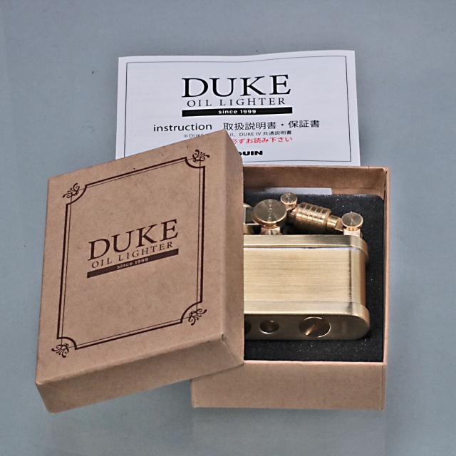 デューク1　DUKE 1オイルライター ブラスサテン　DUK1-BRST画像5