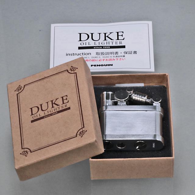 デューク1　DUKE 1 オイルライター クロームサテン　DUK1-CRST画像5