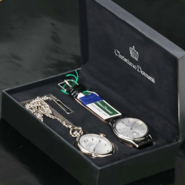 蔵出し 展示品クリスチャンドマーニ・MARINO capitano マリノキャピターノ メンズ腕時計&ポケットウォッチの CD-SET1 画像7