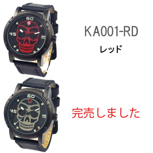 KADEMAN スカルウォッチシリーズ 3気圧防水 牛革ベルト KA001 送料無料 画像6
