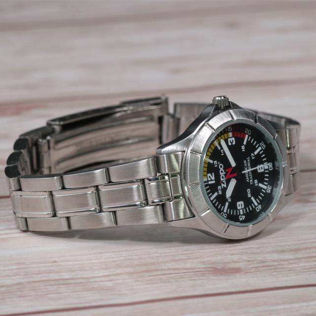 激レア 腕時計レディース ジッポー ZIPPO社公式ライセンス 腕時計 ZIPPOロゴ入り 当店蔵出し アナログ ステンレスベルト 5気圧防水 PAS-2-S画像6