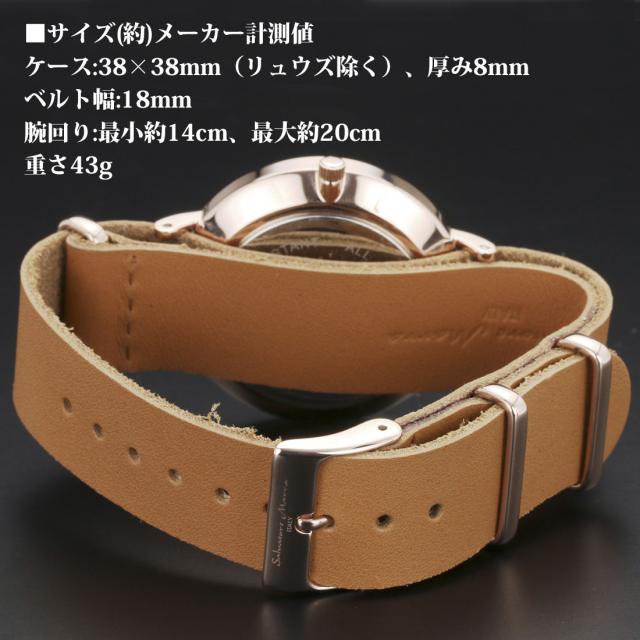 腕時計 メンズ レディース Salvatore Marra サルバトーレマーラ マルチカレンダー 3気圧防水 レザーベルト SM15117-PGWHPG画像3