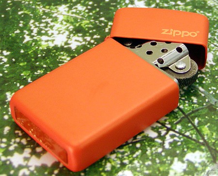 オレンジマットジッポスリム