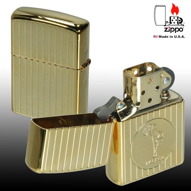ZIPPO/OLD DESSIGN オールドデザイン ウィンディ ガール 金メッキ シンプル画像3