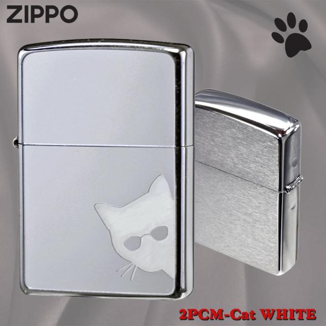 ZIPPO/猫 200FB  ポリカーボネート 2PCM-CAT  ホワイト画像5