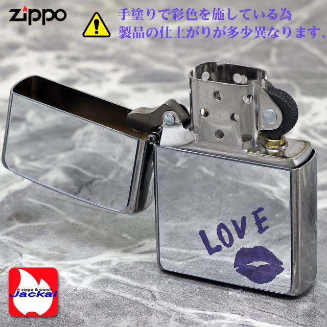 ZIPPO/HAND PAINTED  Rouge(パープル) 　ポリカーボネイトミラー　口紅画像3