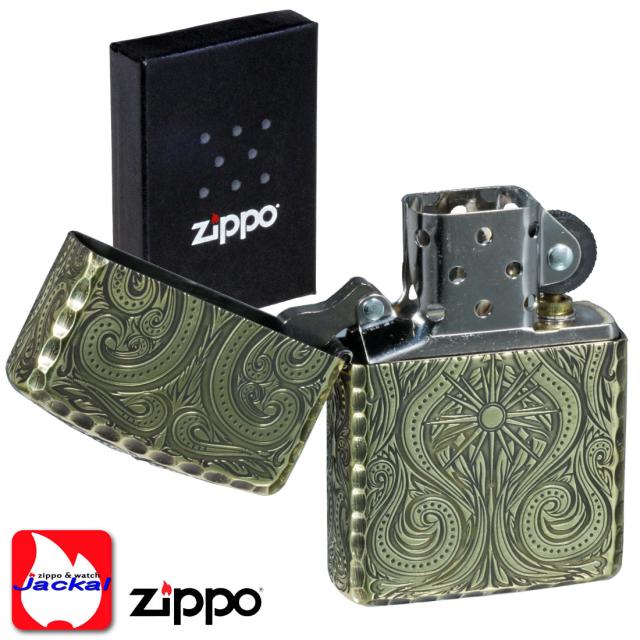 ZIPPO/アーマー ラグジュアリー アラベスク LUXURY ARABESQUE 5面加工 黒ニッケル画像4