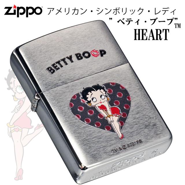ZIPPO/ベティブープ ハート ベティちゃん クロムサテーナ 画像2