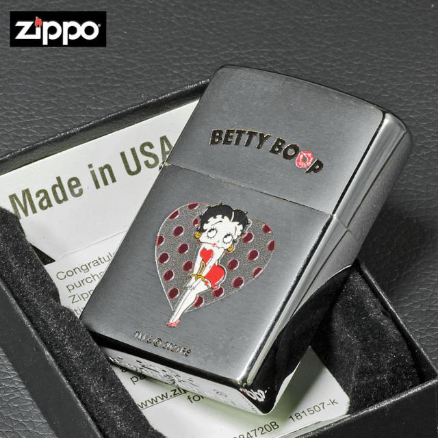 ZIPPO/ベティブープ ハート ベティちゃん クロムサテーナ 画像5