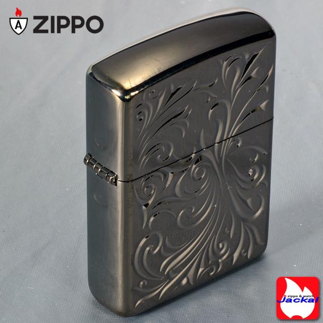ZIPPO/アーマー ボタニカルTC(B) ブラック チタンコーティング 画像5