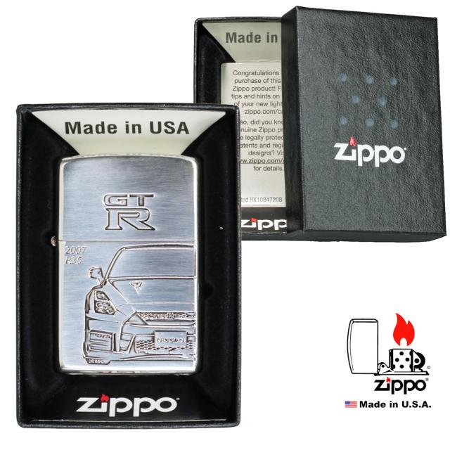 ZIPPO/NISSAN GT-R NISMO [ R35 ]  限定 日産公認モデル シルバーイブシ シリアルナンバー入り　 画像4