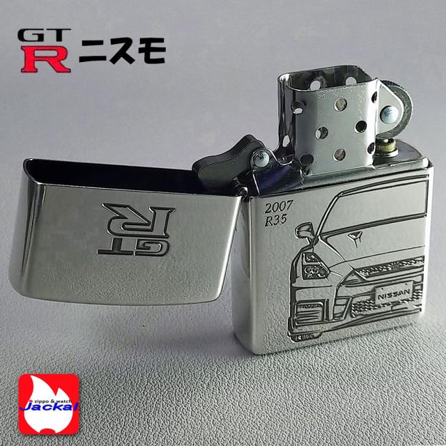 ZIPPO/NISSAN GT-R NISMO [ R35 ]  限定 日産公認モデル シルバーイブシ シリアルナンバー入り　 画像5