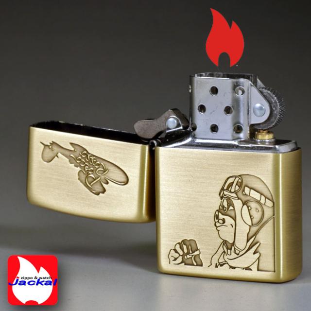 zippo(ジッポーライター)スタジオジブリ ジッポー 紅の豚 ポルコ 2 真鍮古美 画像4