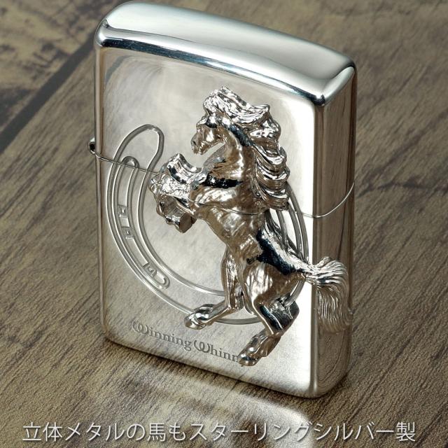 ZIPPO/スターリングシルバー ウィニングウィニー　シルバーメタル貼り 画像3