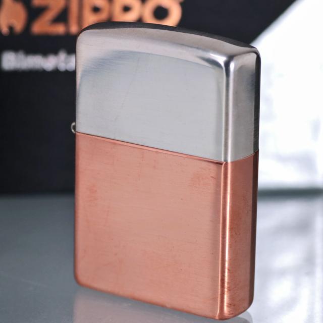 ZIPPO/限定生産 Bimetal バイメタル　スターリングシルバー（純銀）とカッパー(純銅)　限定ボトム ＃48694画像9