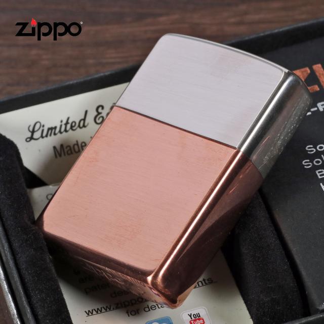 ZIPPO/限定生産 Bimetal バイメタル　スターリングシルバー（純銀）とカッパー(純銅)　限定ボトム ＃48694画像10