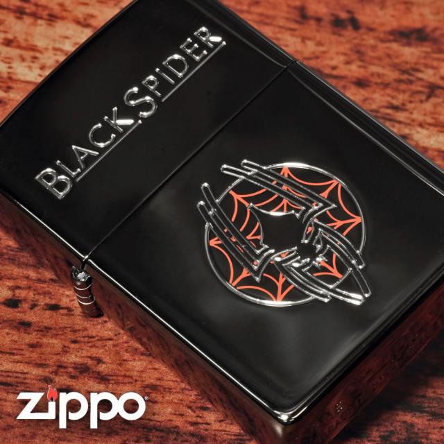 ZIPPO/ブラックスパイダー 黒ニッケル　エッチング BSPIDER 画像6