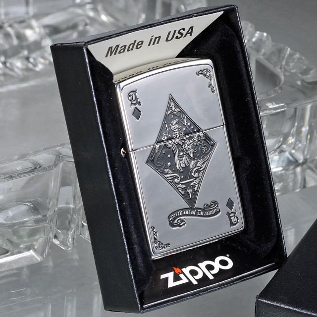 ZIPPO/デビル　DEUIL　トランプ　ダイヤ　エース　ニッケル　エッチング　DVLT-D画像5