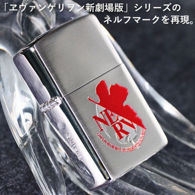 zippo ジッポー エヴァンゲリヲン NERV リバイバル版 銀メッキ
