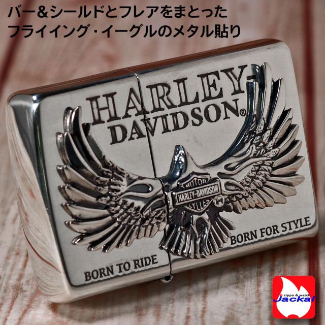 ZIPPO/ハーレーダビッドソン 銀イブシ 銀イブシメタル貼り 2022モデル HDP-76画像5