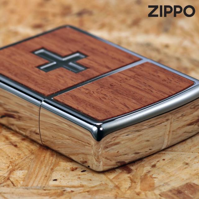ZIPPO/在庫限り　クロス　十字架　木貼り　LEGEND LOVE　2008年製　銀メッキ　KIBARI画像7