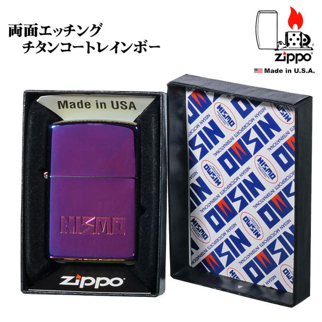 ZIPPO/NISUMO　旧ロゴ　日産シリーズ　レインボーチタン　NISSAN　RT　エッチング画像4