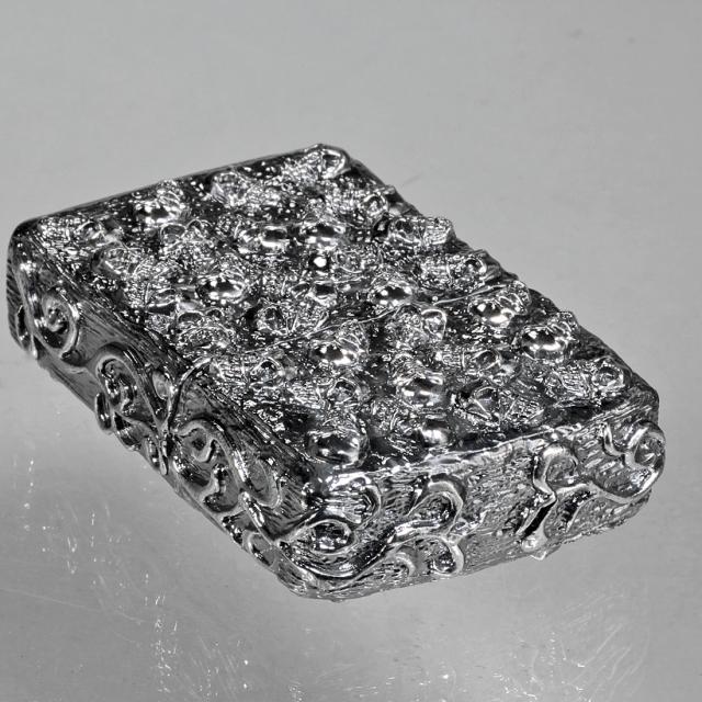 ZIPPO/スカルジャケットSI 銀イブシ画像6