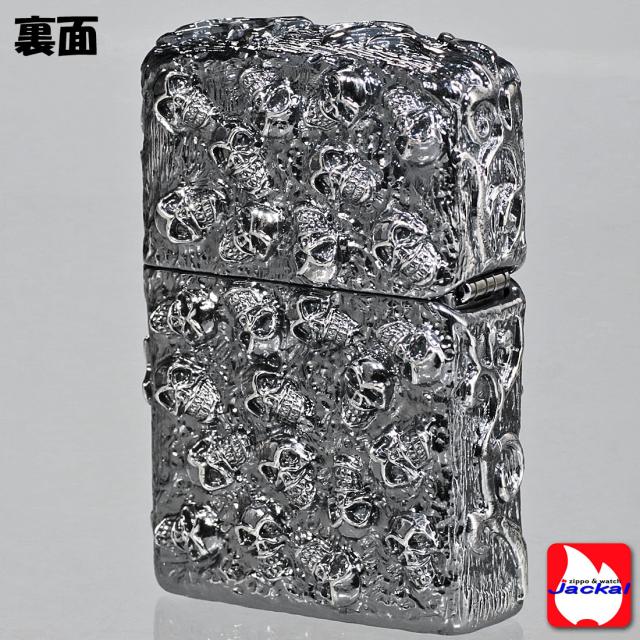 ZIPPO/スカルジャケットSI 銀イブシ画像7
