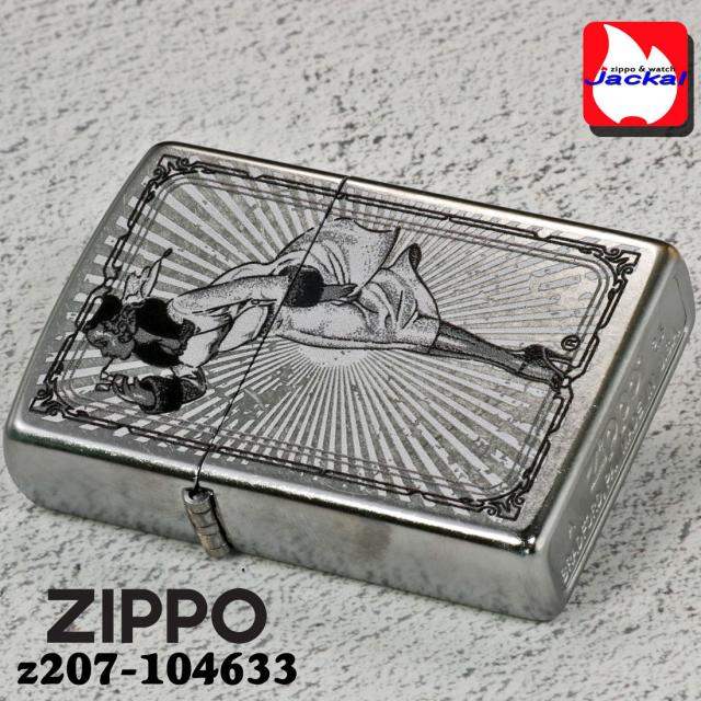 ZIPPO/Vintage Girl Frame　ビンテージガール フレーム Windy　ウインディ 2023モデル ストリートクローム  Z207-104633画像6