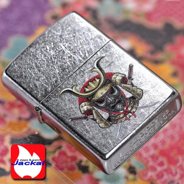 ZIPPO/USA ZIPPO　和柄シリーズ　侍と刀　兜　Samurai with Katana　ストリートクローム　プリント加工　Z207-107668画像5