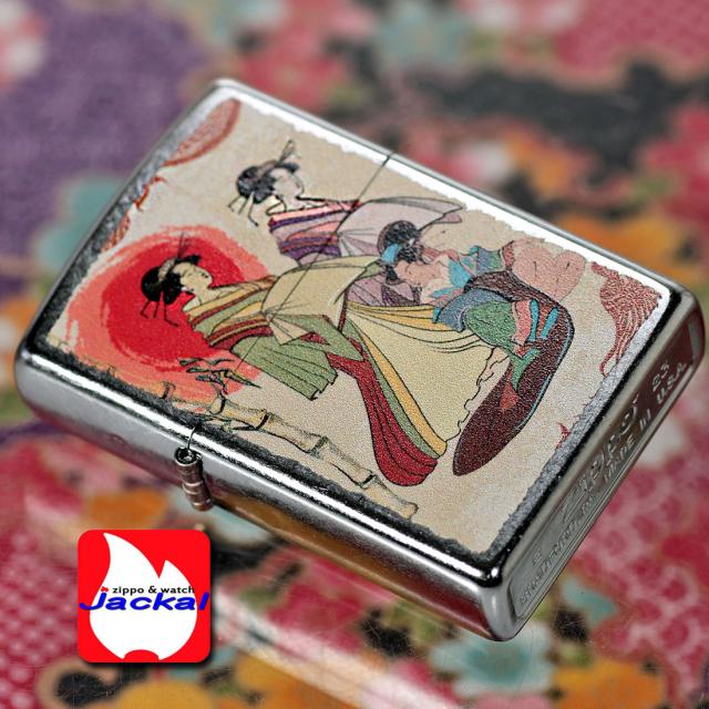 ZIPPO/USA ZIPPO　和柄シリーズ　浮世絵　　Ukiyoe Style　ストリートクローム　プリント加工　Z207-107671画像5