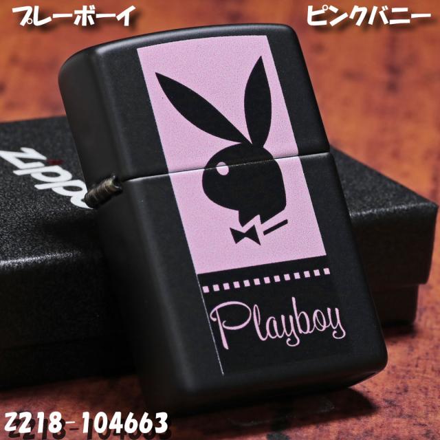 ZIPPO/PLAYBOY pink bunny ピンク バニー ブラックマット 2023モデル Z218-104663画像7