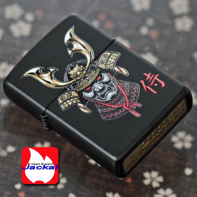 ZIPPO/USA ZIPPO　和柄シリーズ　侍　兜　Black Matte Samurai　ブラックマット プリント加工　Z218-107669　画像5