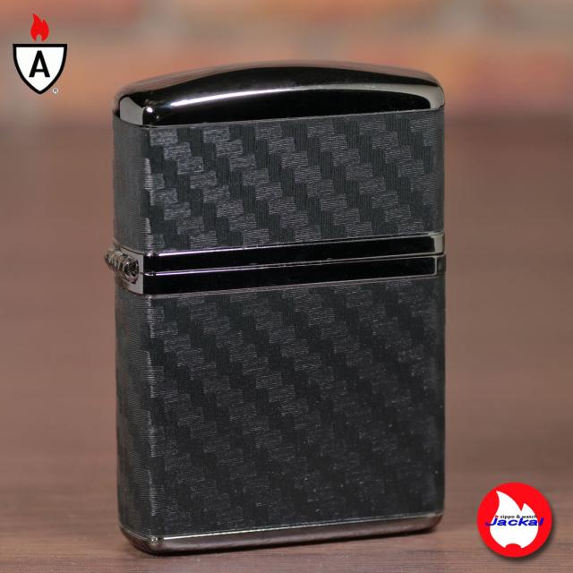 ZIPPO/armor アーマー カーボンシリーズ CARBON SERIES 黒ニッケル エッチング 162BK-CARBON画像6