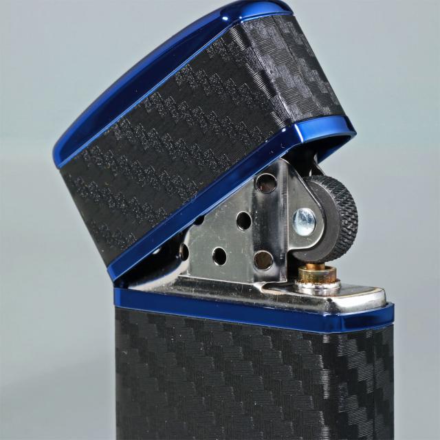 ZIPPO/armor アーマー カーボンシリーズ CARBON SERIES ブルーイオン エッチング 162BL-CARBON画像3