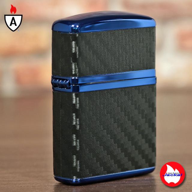 ZIPPO/armor アーマー カーボンシリーズ CARBON SERIES ブルーイオン エッチング 162BL-CARBON画像6