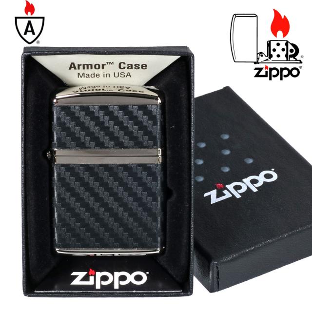 ZIPPO/armor アーマー カーボンシリーズ CARBON SERIES ニッケル エッチング 162NI-CARBON画像4