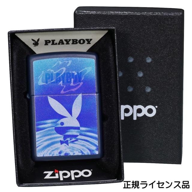 ZIPPO/ PLAYBOY プレイボーイ ネイビーマット 2023モデル 48745画像3