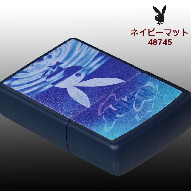 ZIPPO/ PLAYBOY プレイボーイ ネイビーマット 2023モデル 48745画像5