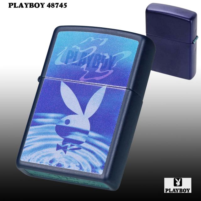 ZIPPO/ PLAYBOY プレイボーイ ネイビーマット 2023モデル 48745画像6
