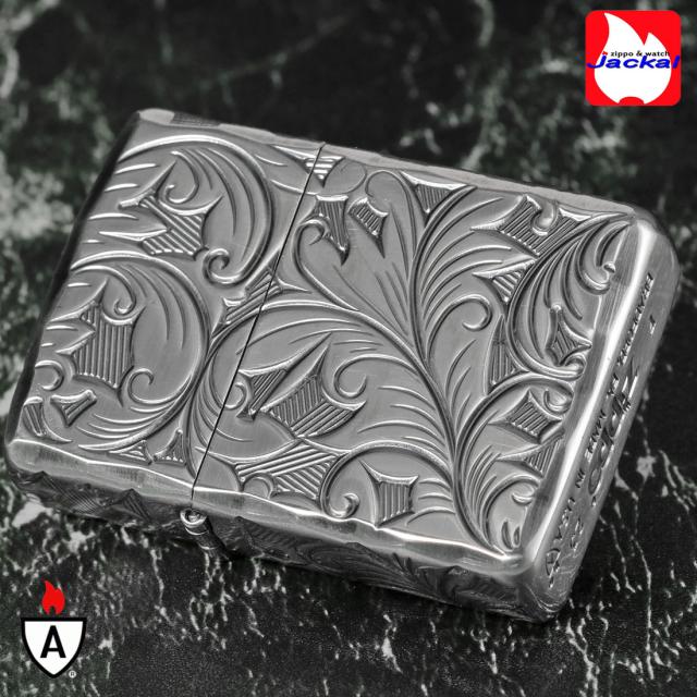 ZIPPO/Armor 5面立体彫刻 LEAF リーフ 銀いぶし 5NC-LEAF S 　画像6