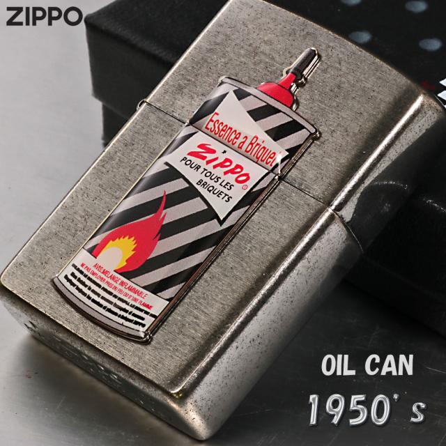 ZIPPO/オイル缶メタル2  1950’s　＃200FB　クロームユーズドフィニッシュ　エポメタル　CAN-2画像3