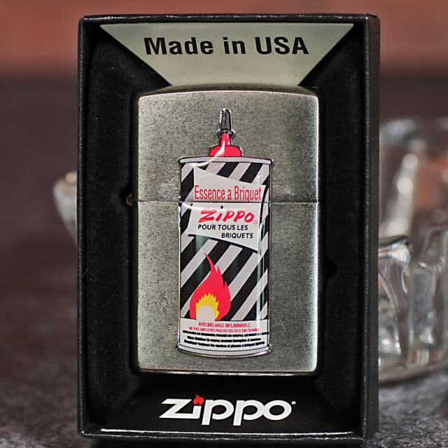 ZIPPO/オイル缶メタル2  1950’s　＃200FB　クロームユーズドフィニッシュ　エポメタル　CAN-2画像5
