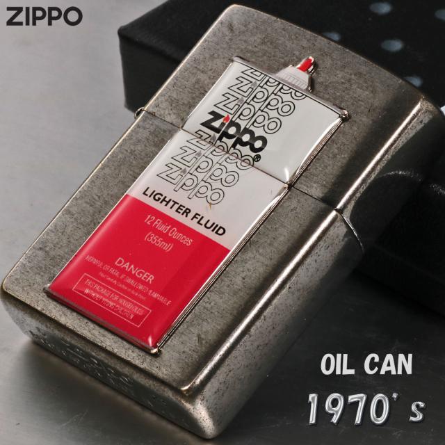 ZIPPO/オイル缶メタル4  1970’s　＃200FB　クロームユーズドフィニッシュ　エポメタル　CAN-4画像3