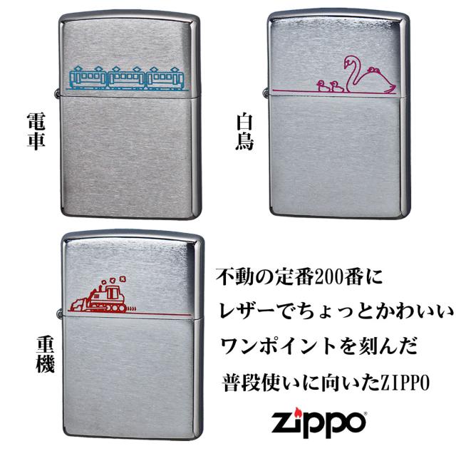 ZIPPO/レーザーエングレープ　レーザー彫刻・色入れ　LE　選べる3種類画像2