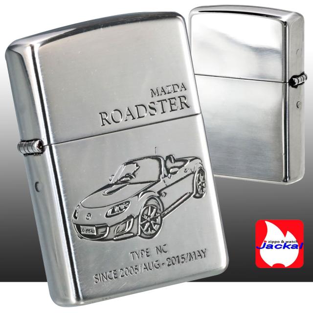 ZIPPO/MAZDAシリーズ マツダ　ROADSTER NC　ロードスター　銀イブシ　エッチング　MAZDA公認　ROADSTER-NC画像4