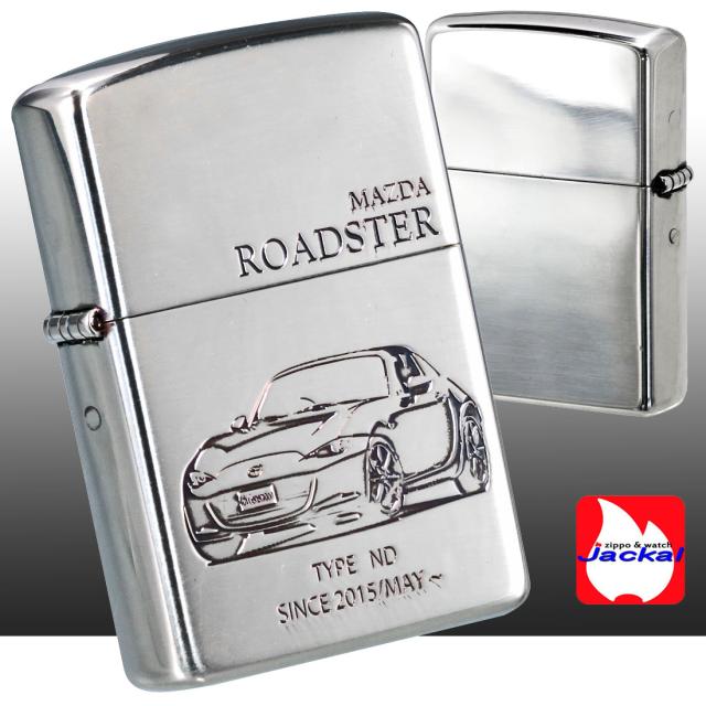 ZIPPO/MAZDAシリーズ マツダ　ROADSTER ND　ロードスター　銀イブシ　エッチング　MAZDA公認　ROADSTER-ND画像4